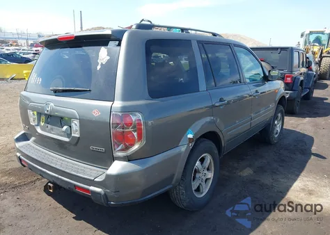 2007 Honda Pilot Ex-L from USA, damaged, VIN 2HKYF18737H535734